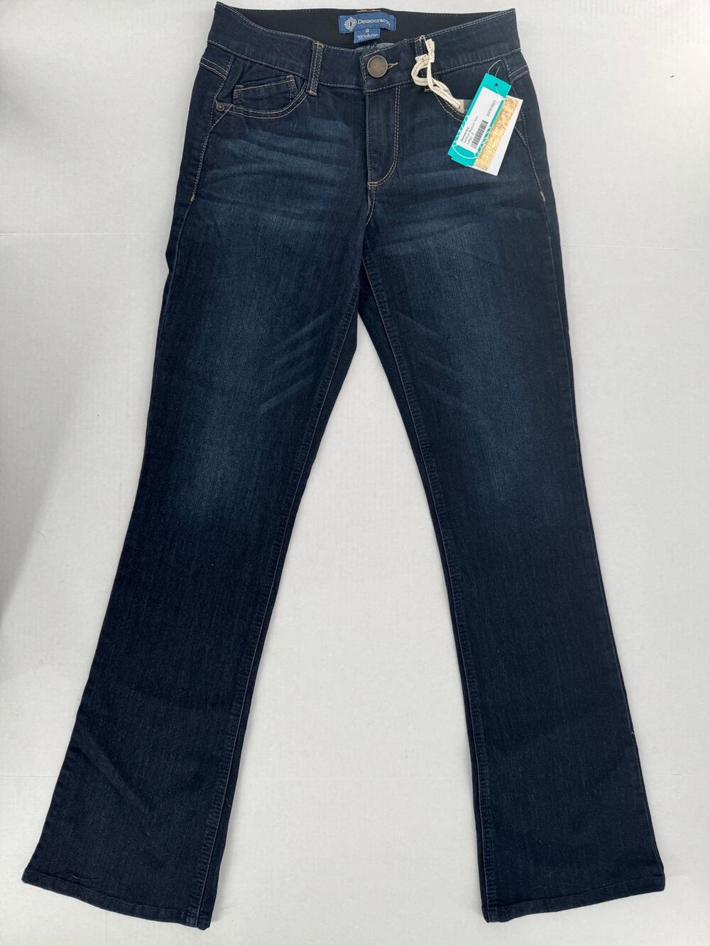 Democracy Kathryn Bootcut Jeans Women’s 2 Indigo Dark Wash Stretch Denim NWT